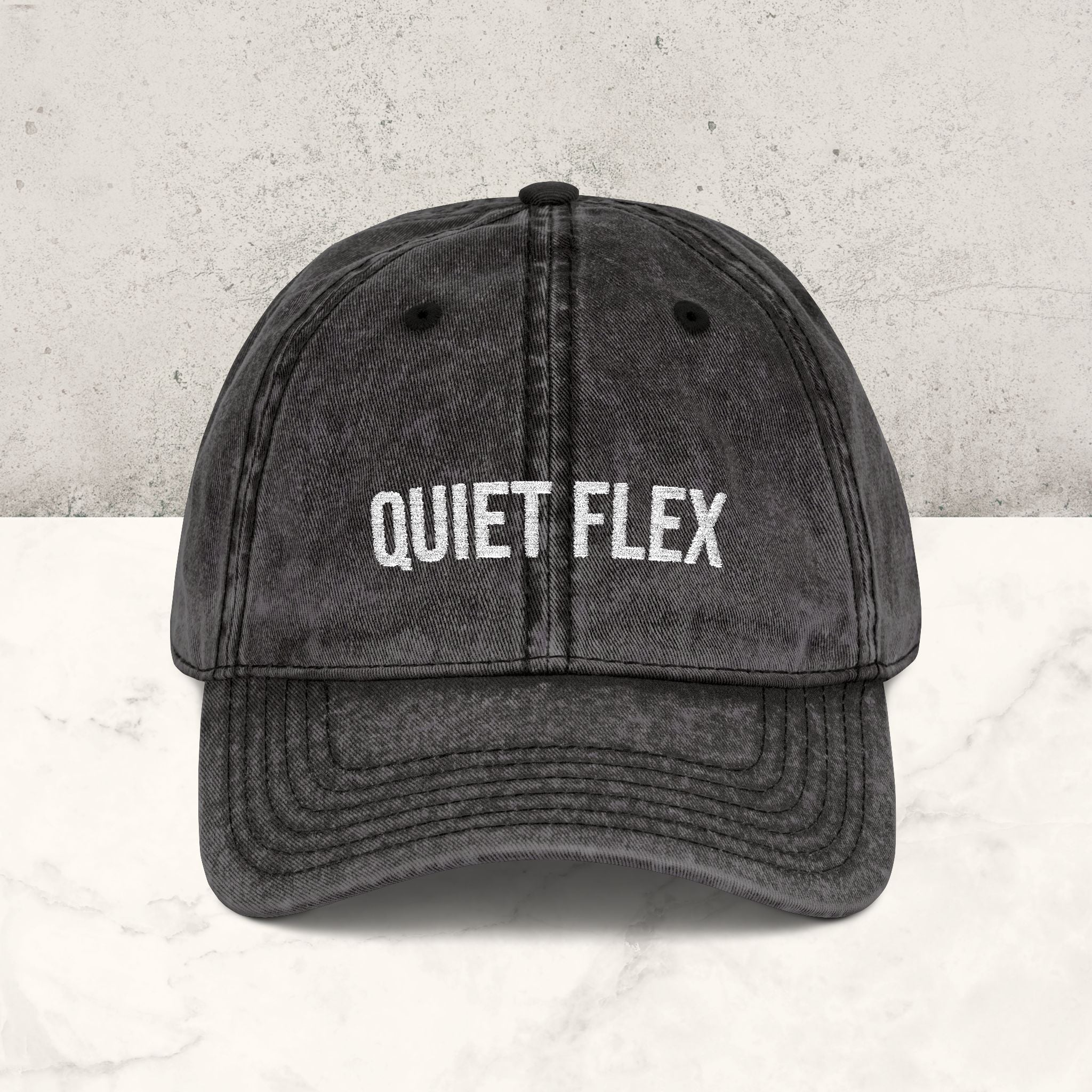 Quiet Flex | Embroidered Hat