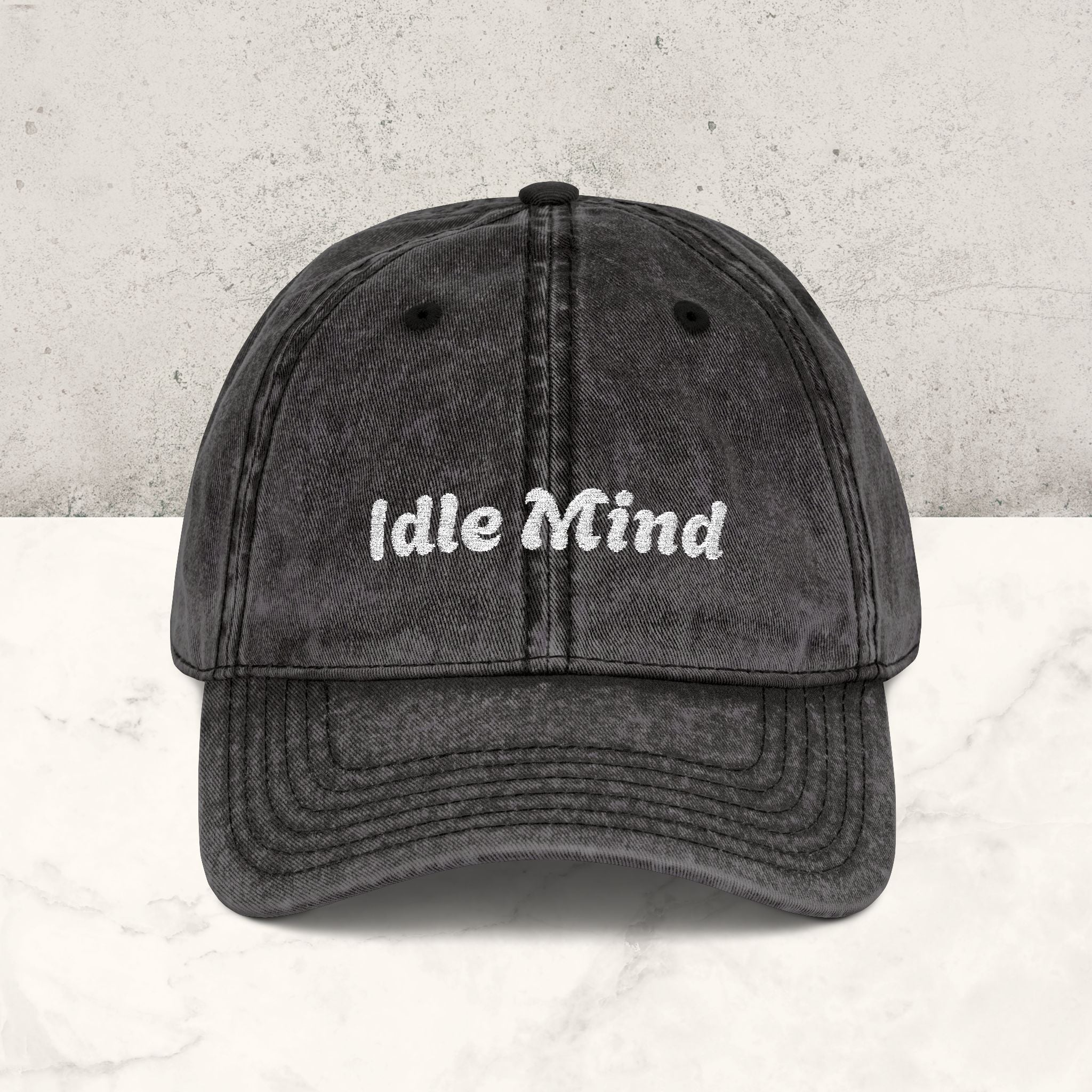 Idle Mind | Embroidered Hat