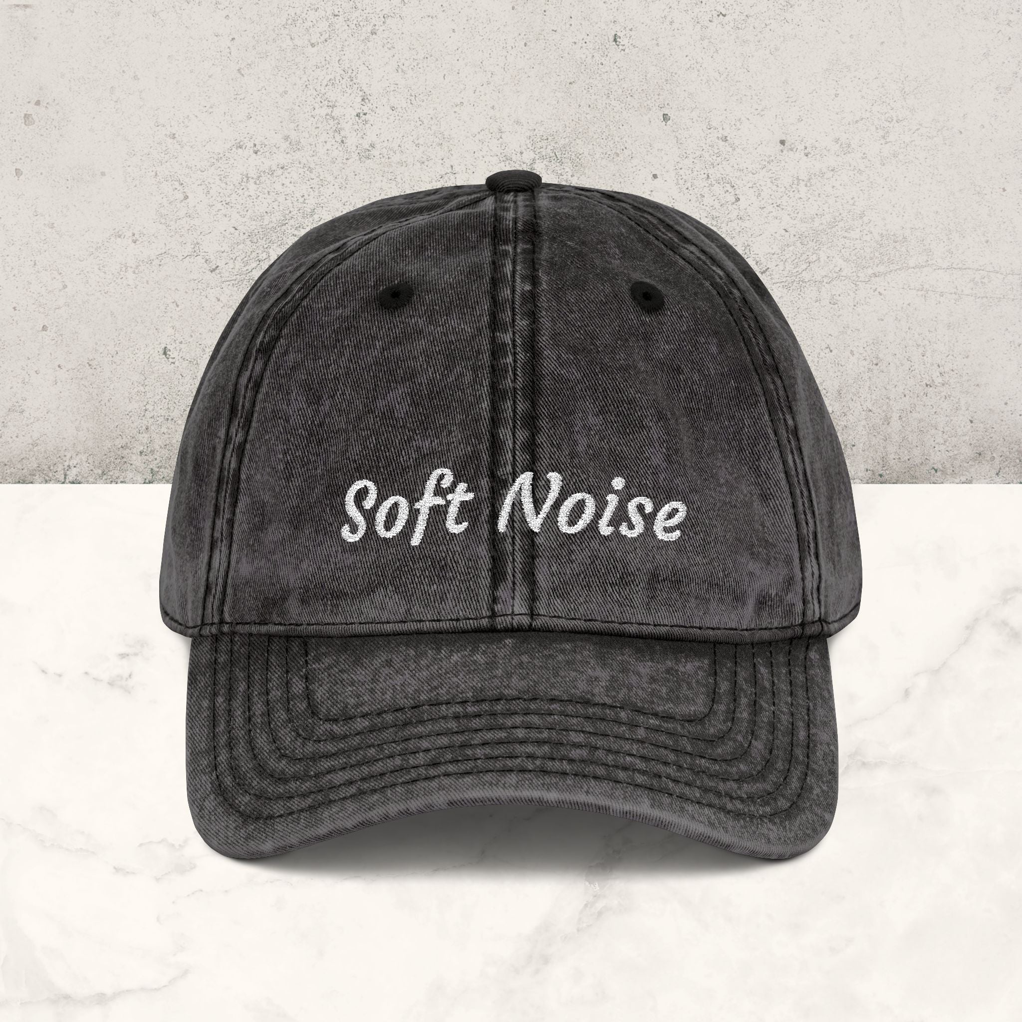 Soft Noise | Embroidered Hat