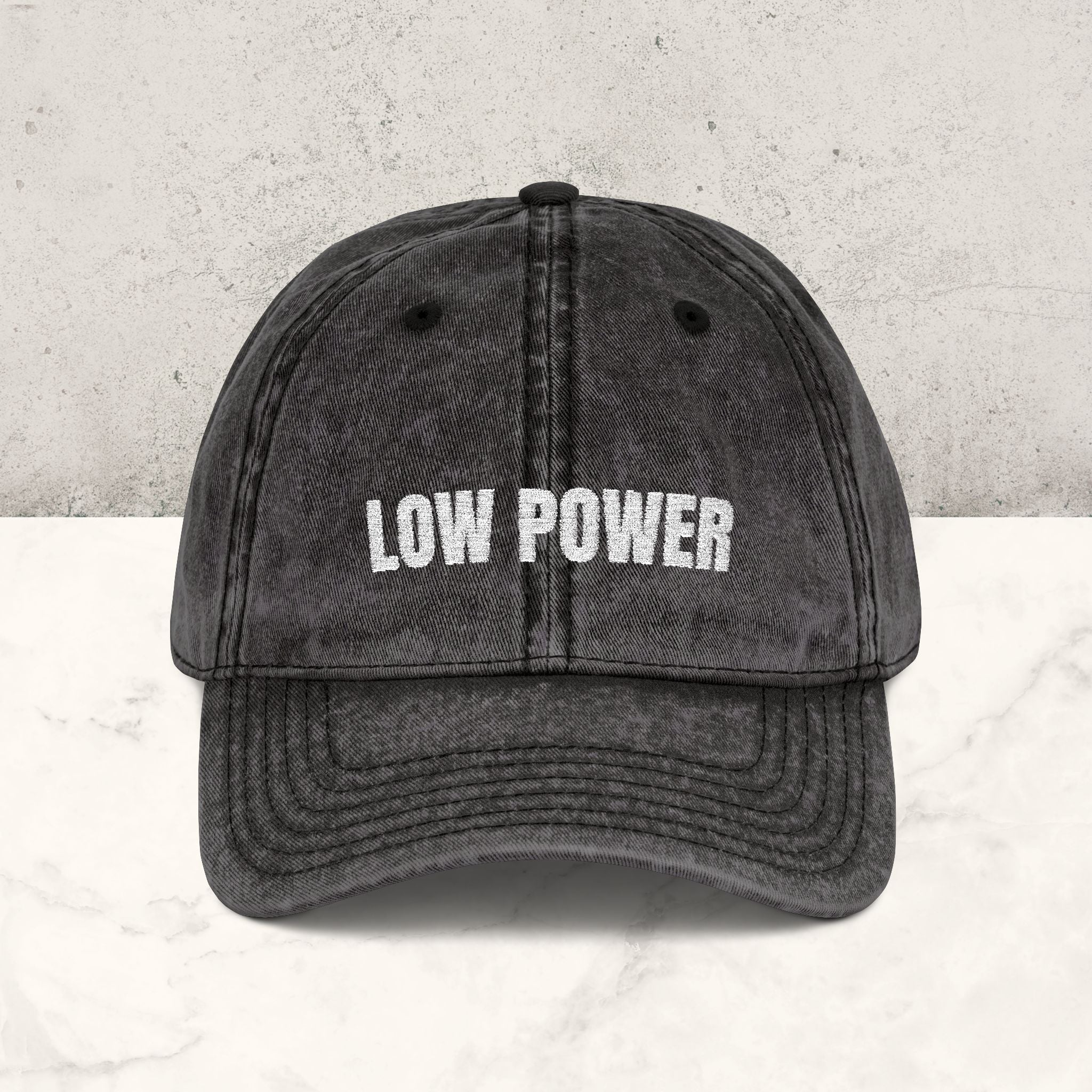 Low Power | Embroidered Hat