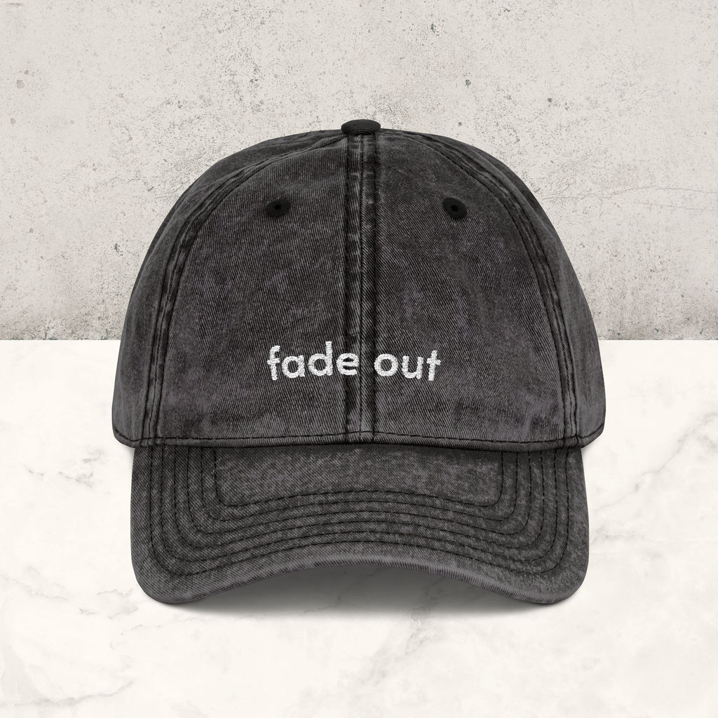 Fade Out | Embroidered Hat