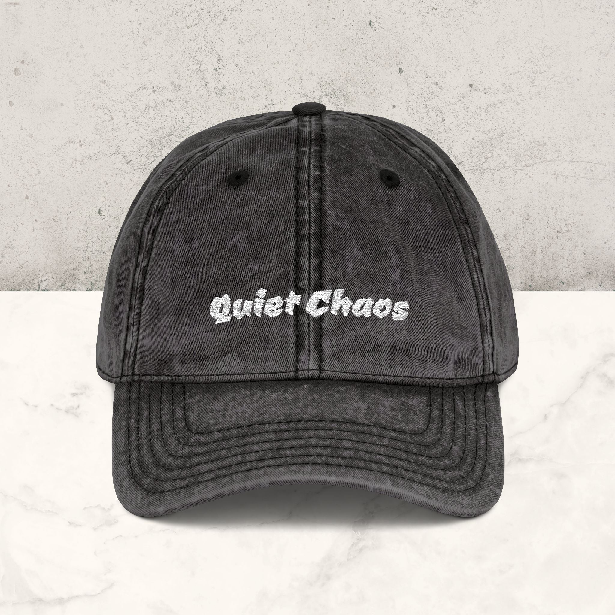Quiet Chaos | Embroidered Hat