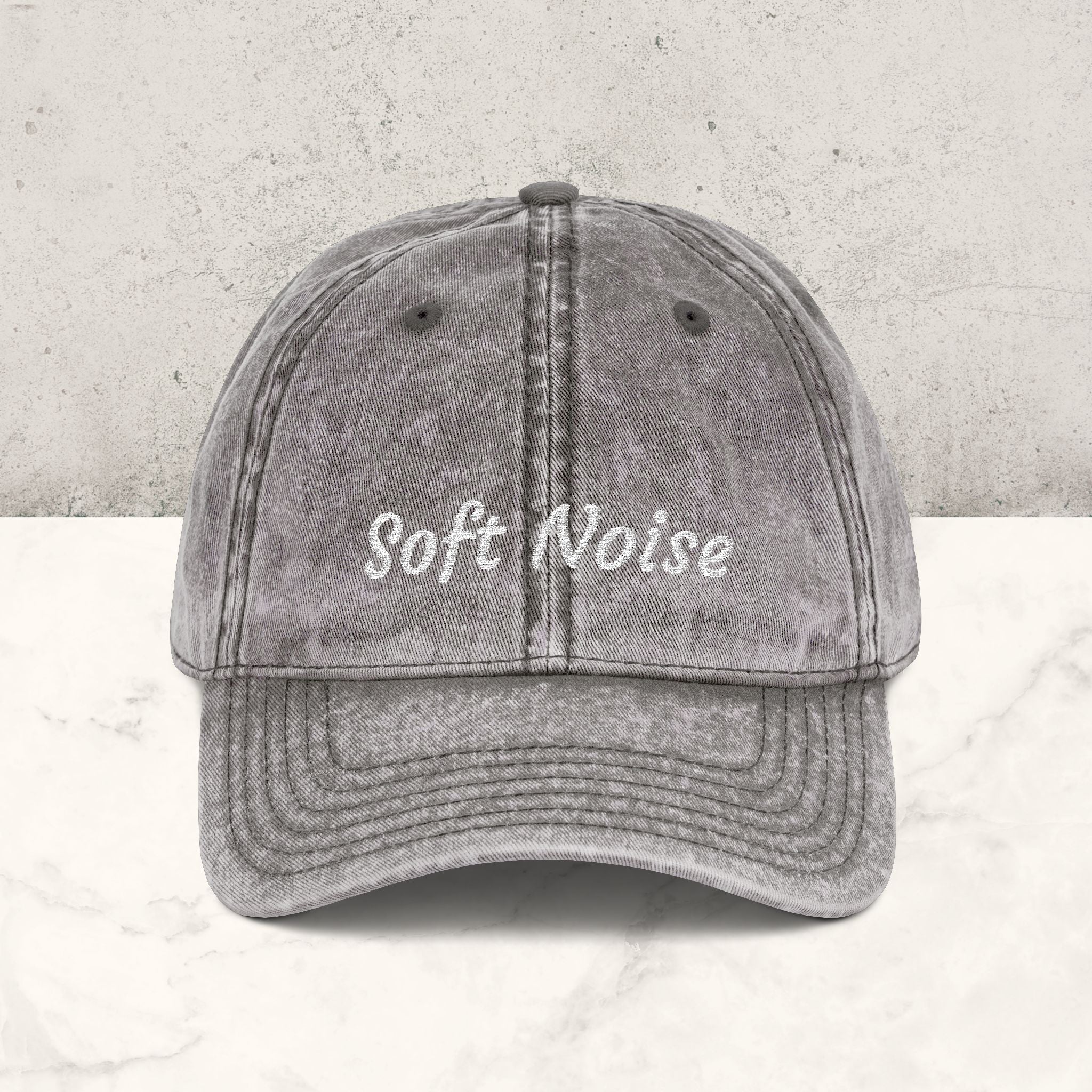Soft Noise | Embroidered Hat