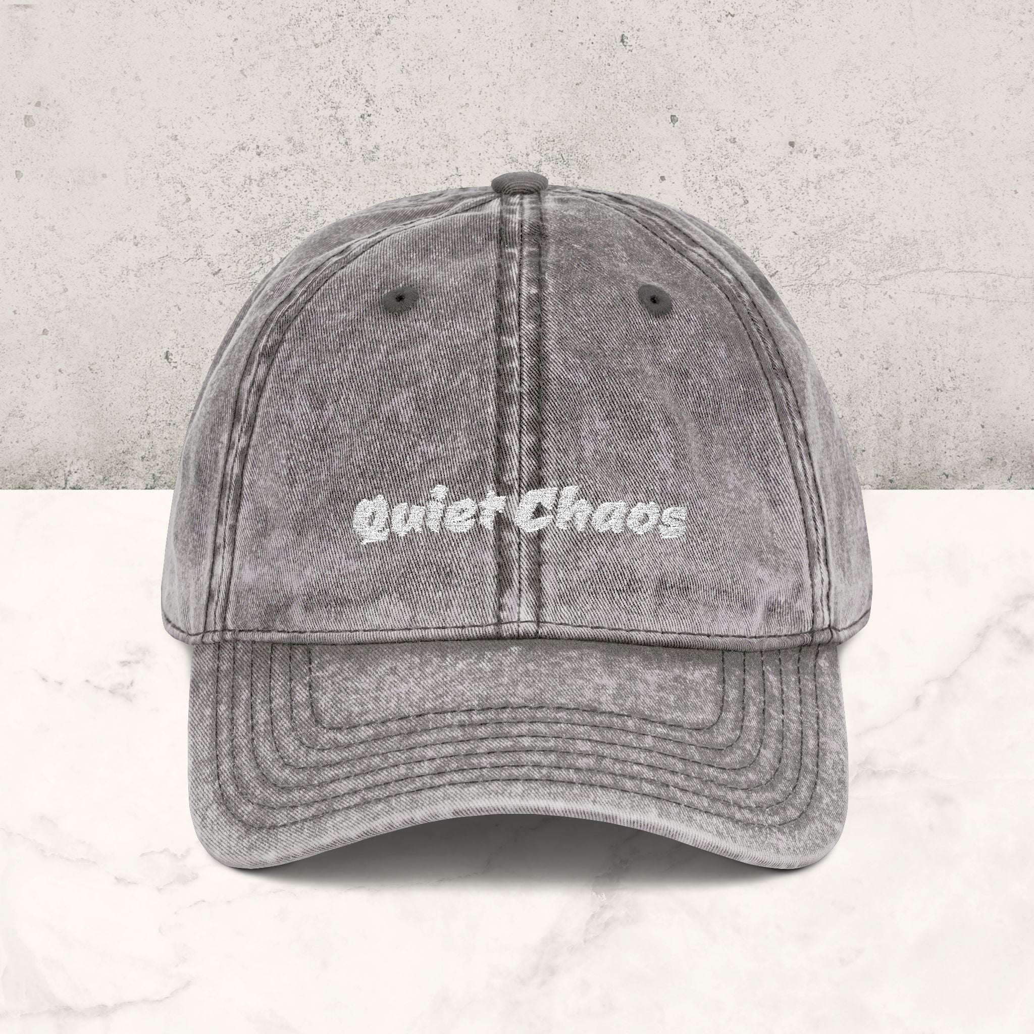 Quiet Chaos | Embroidered Hat