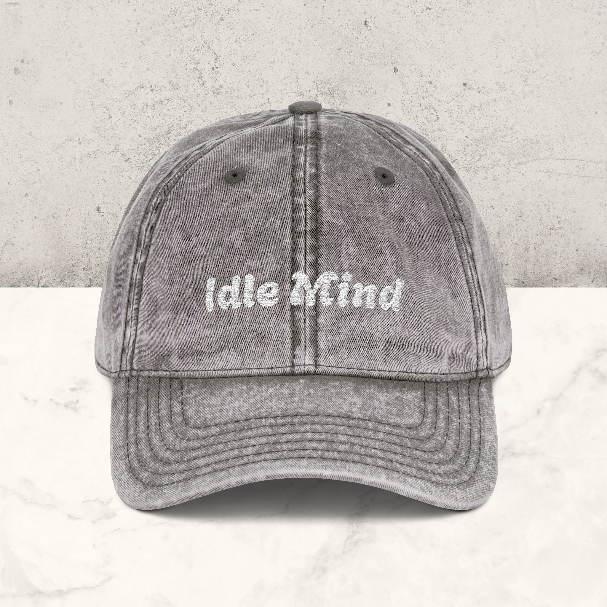 Idle Mind | Embroidered Hat