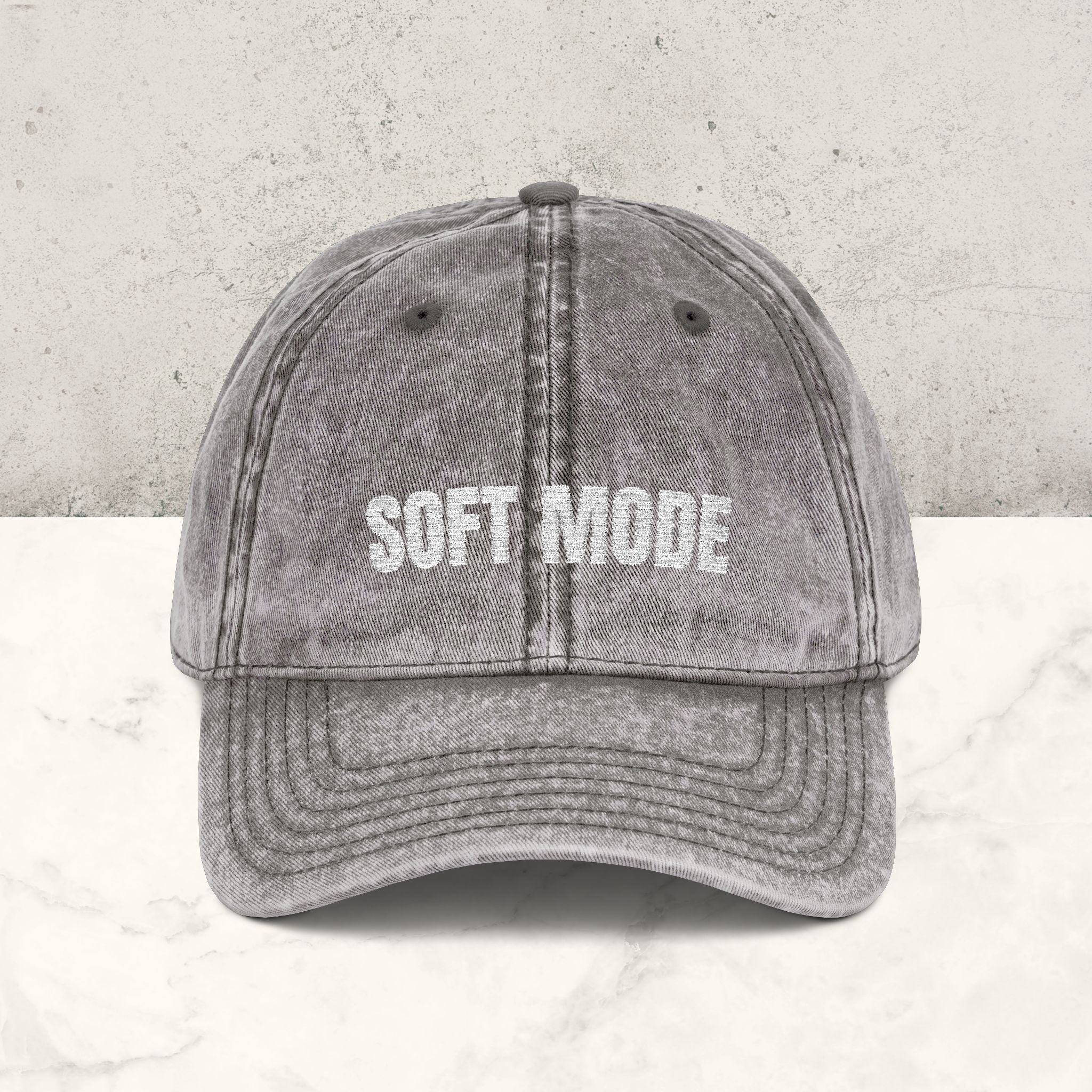 Soft Mode | Embroidered Hat
