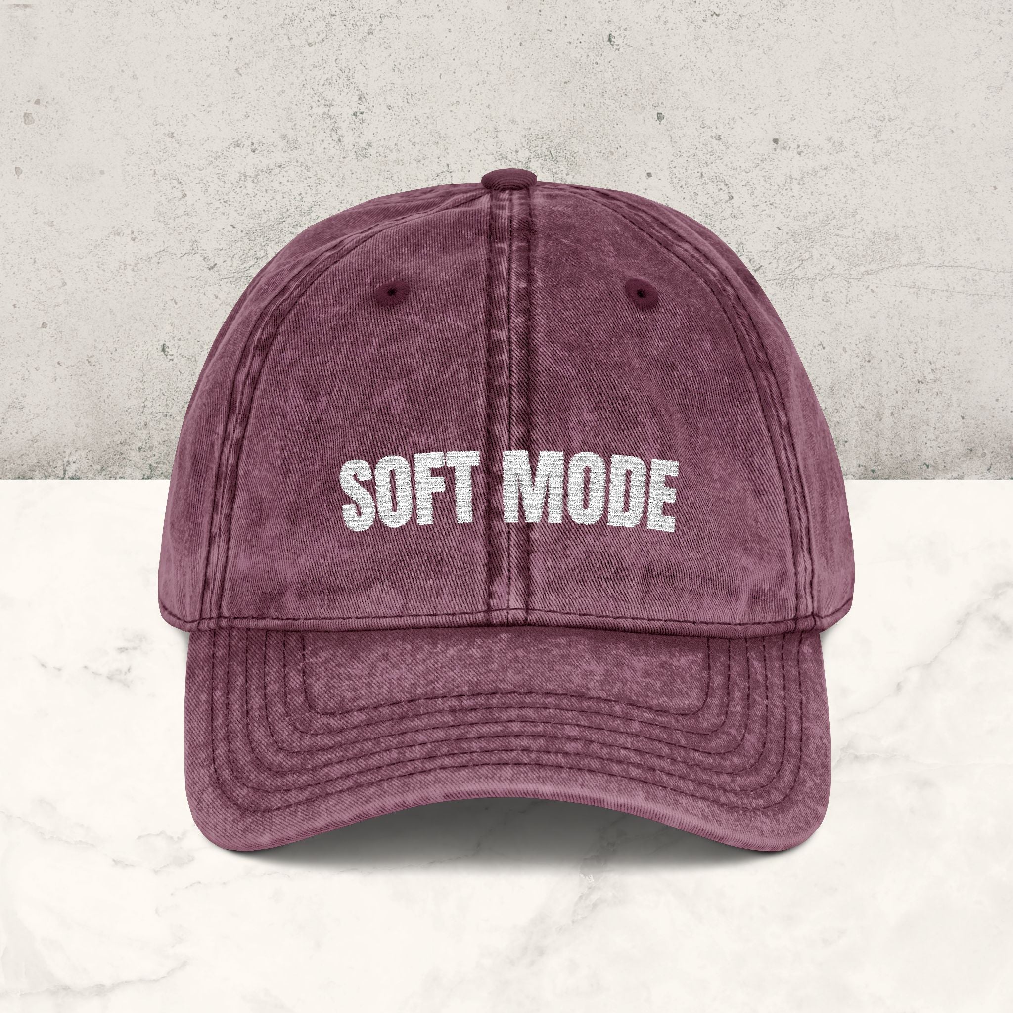 Soft Mode | Embroidered Hat