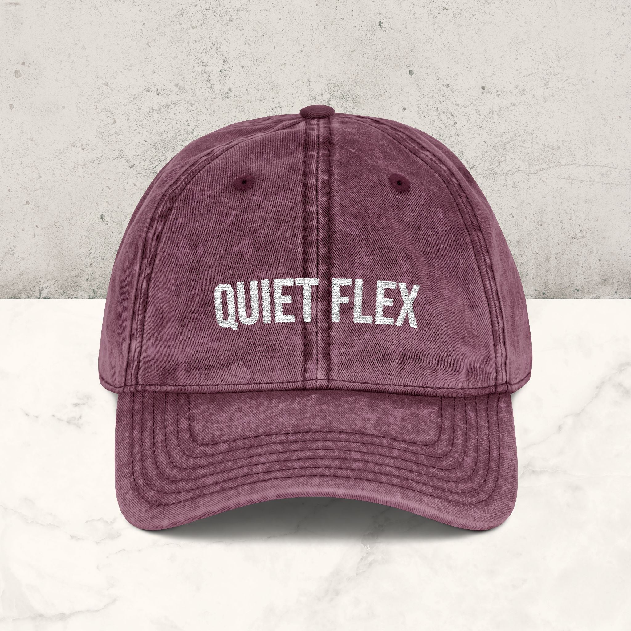Quiet Flex | Embroidered Hat