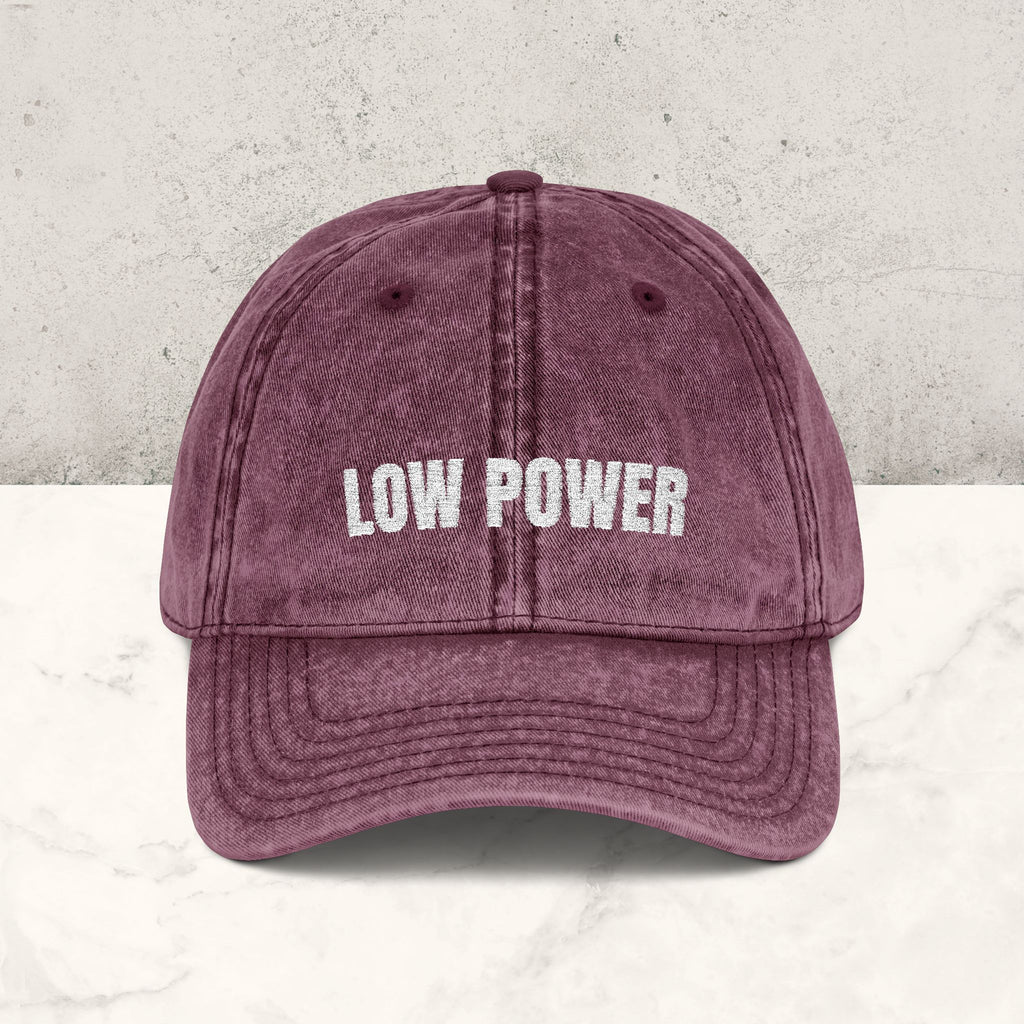 Low Power | Embroidered Hat