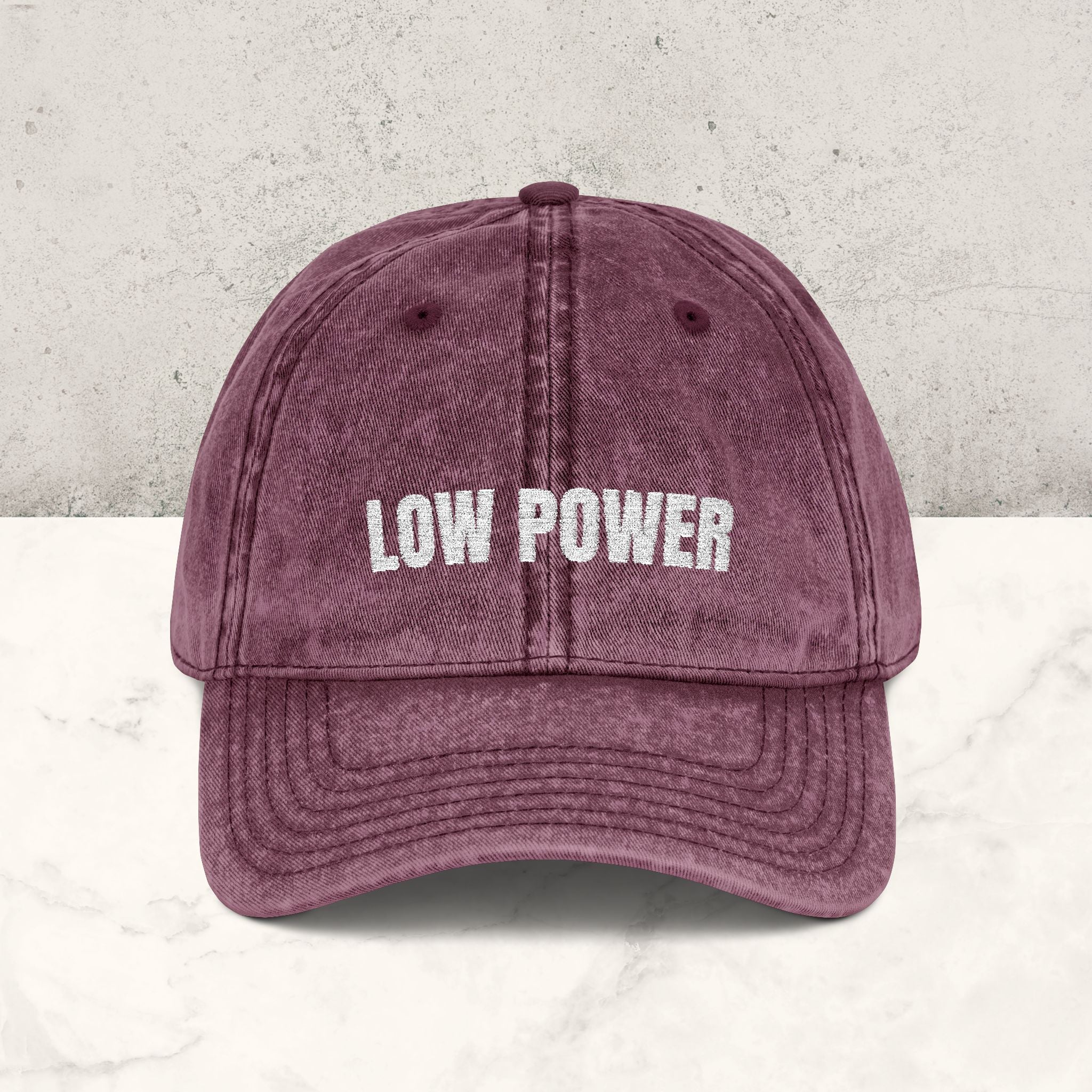 Low Power | Embroidered Hat