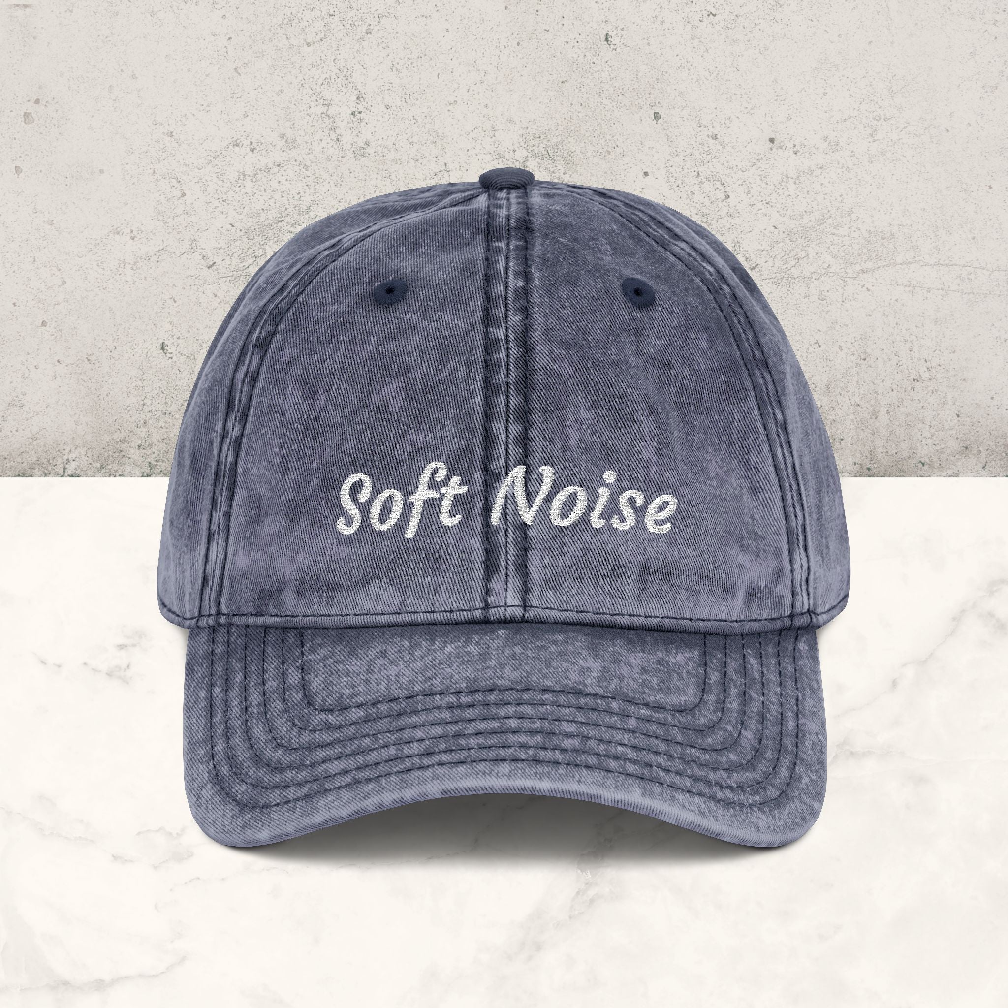 Soft Noise | Embroidered Hat