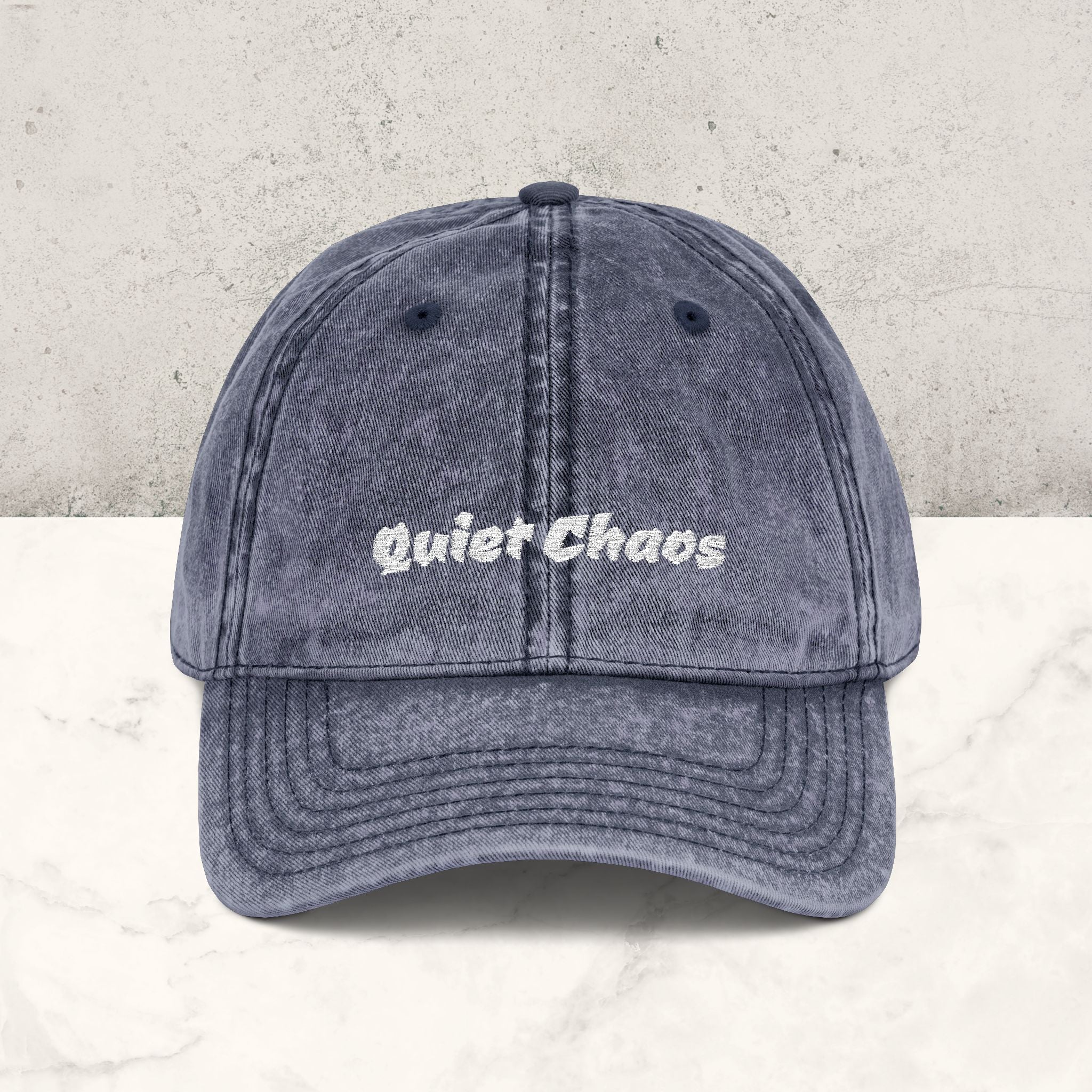 Quiet Chaos | Embroidered Hat