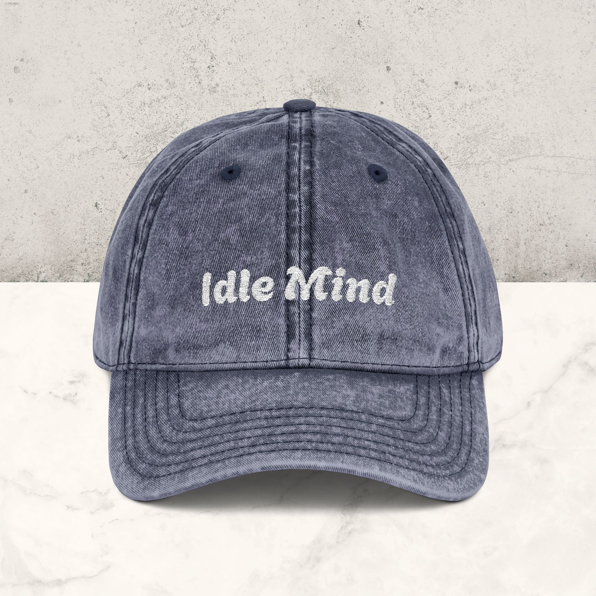 Idle Mind | Embroidered Hat