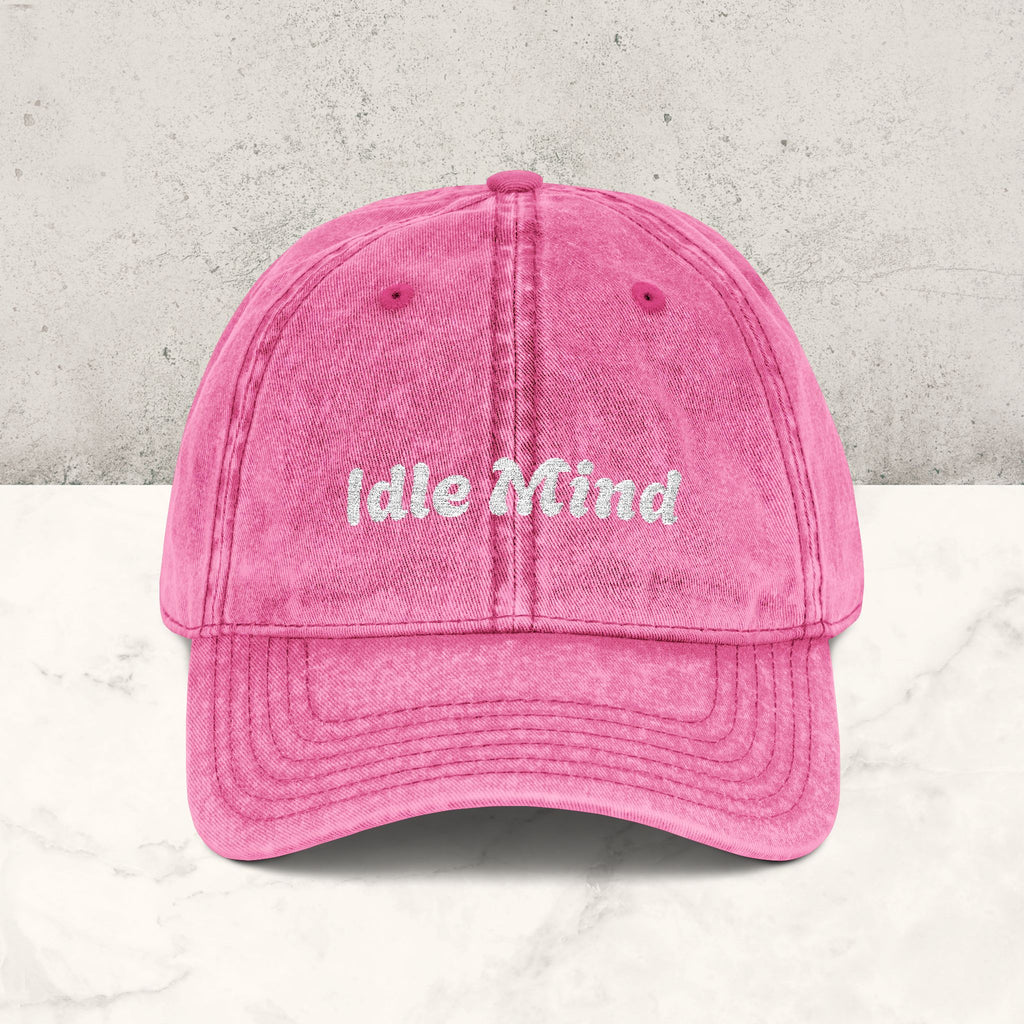 Idle Mind | Embroidered Hat