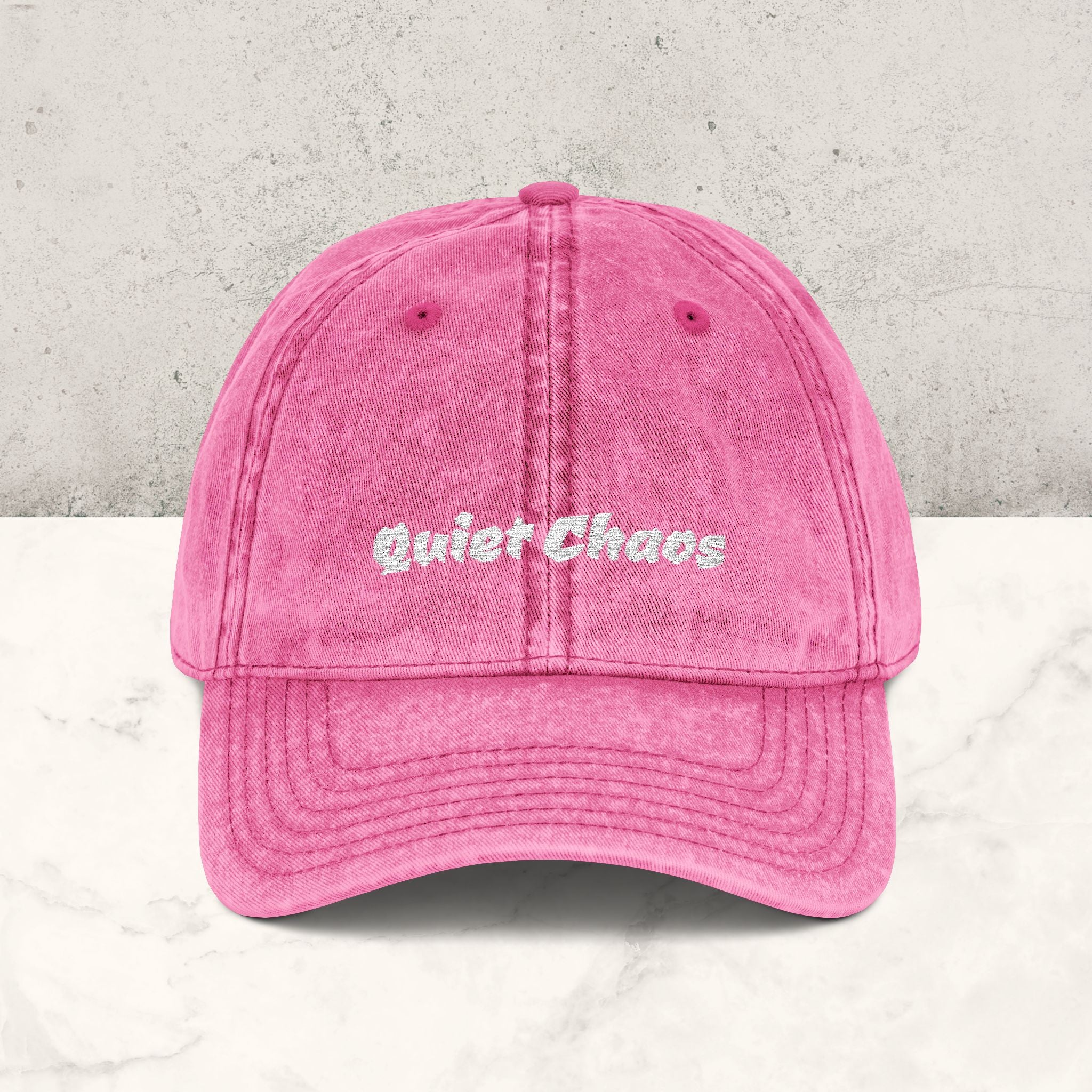 Quiet Chaos | Embroidered Hat