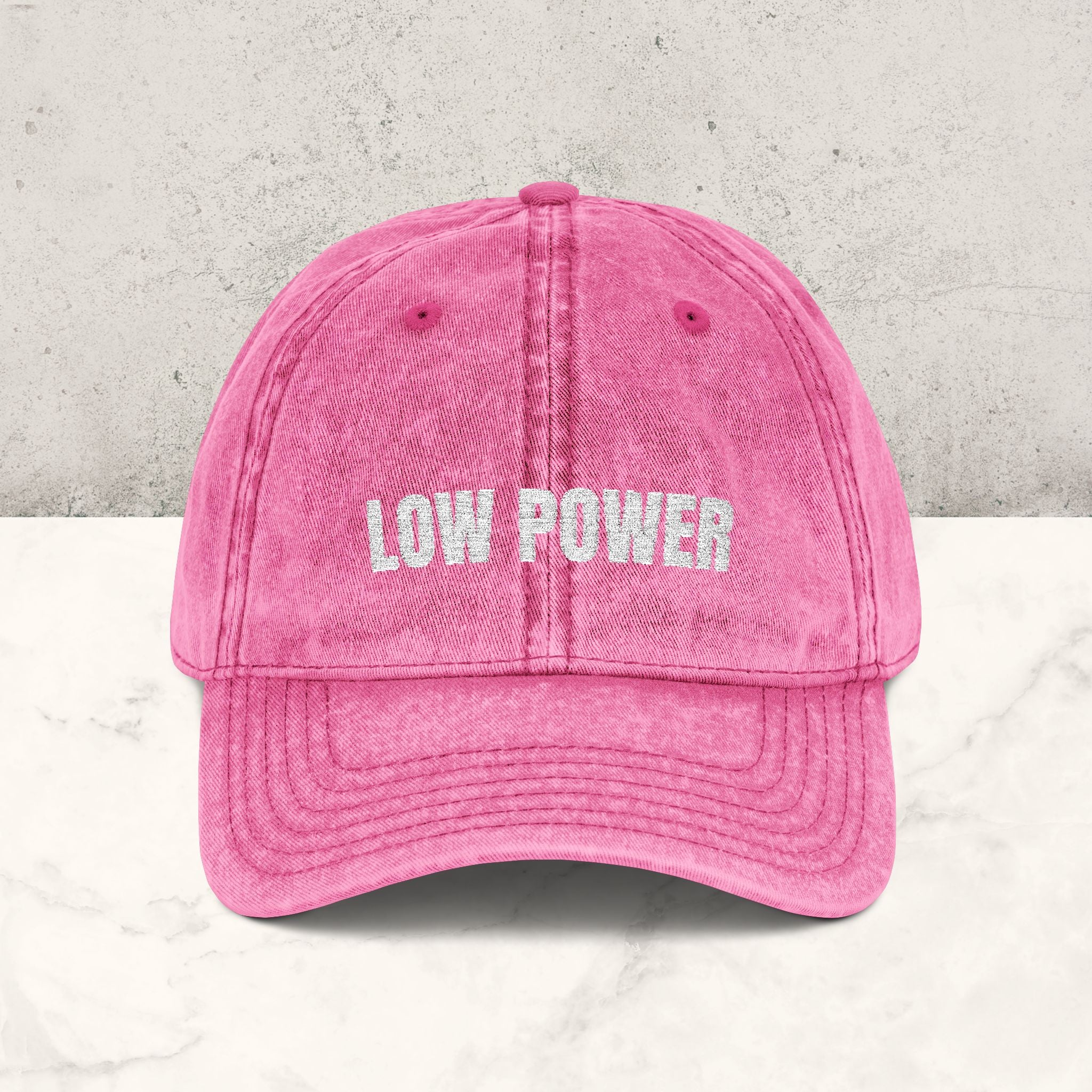 Low Power | Embroidered Hat