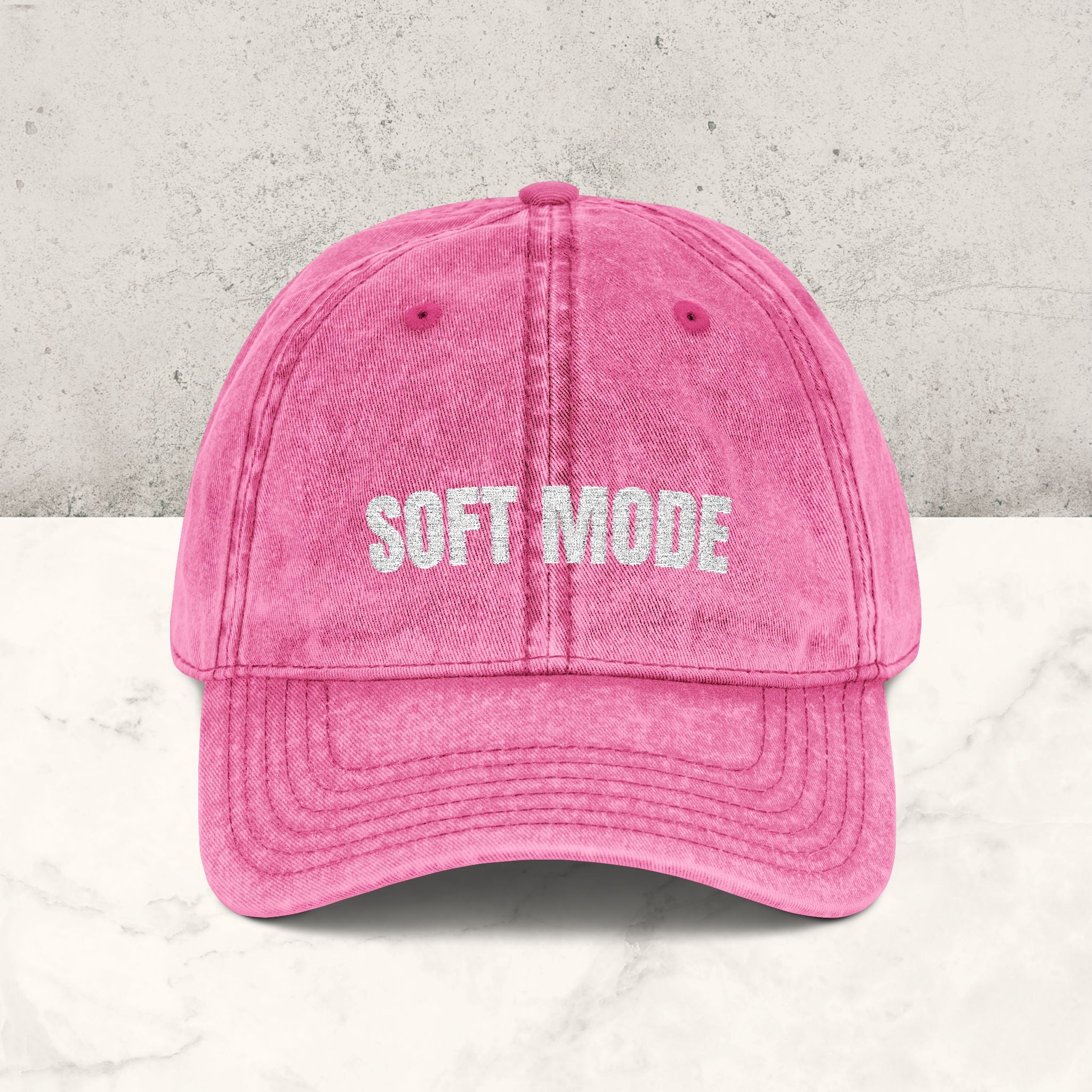 Soft Mode | Embroidered Hat