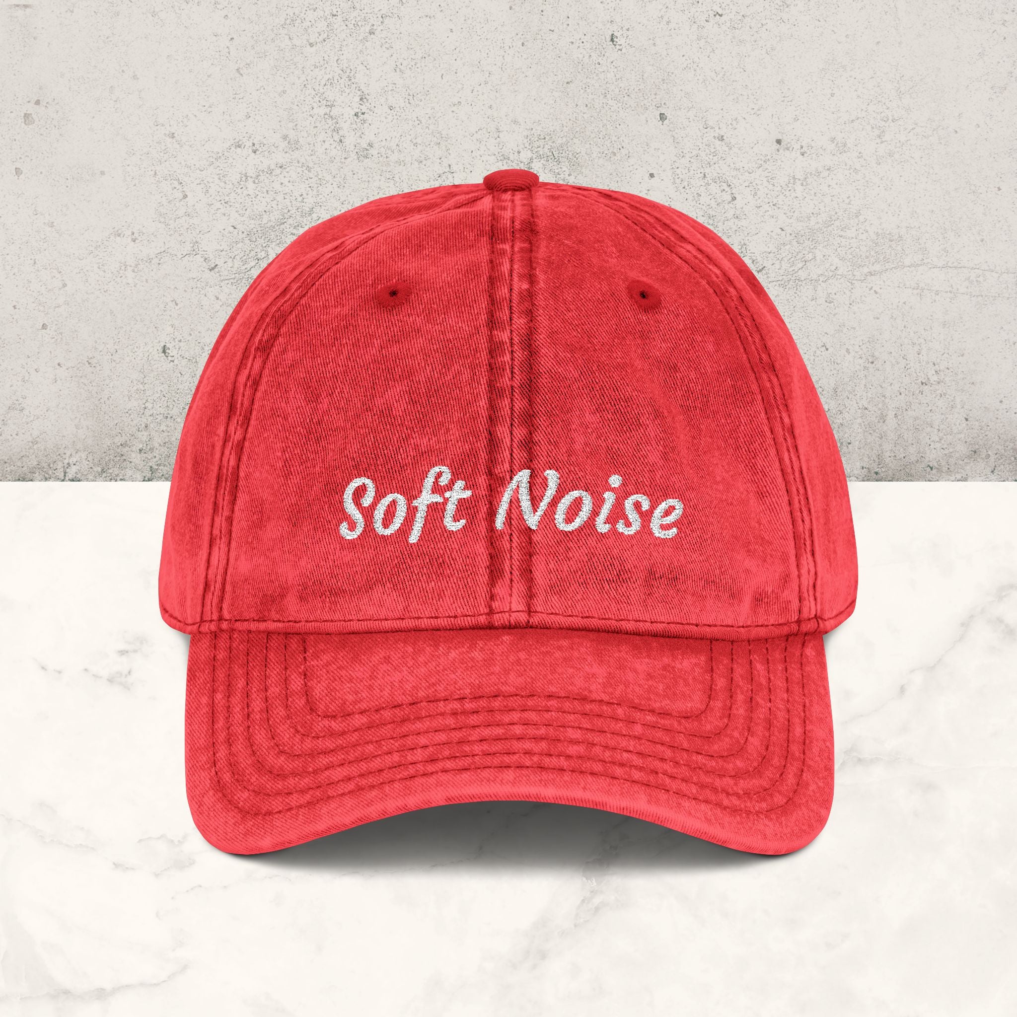 Soft Noise | Embroidered Hat
