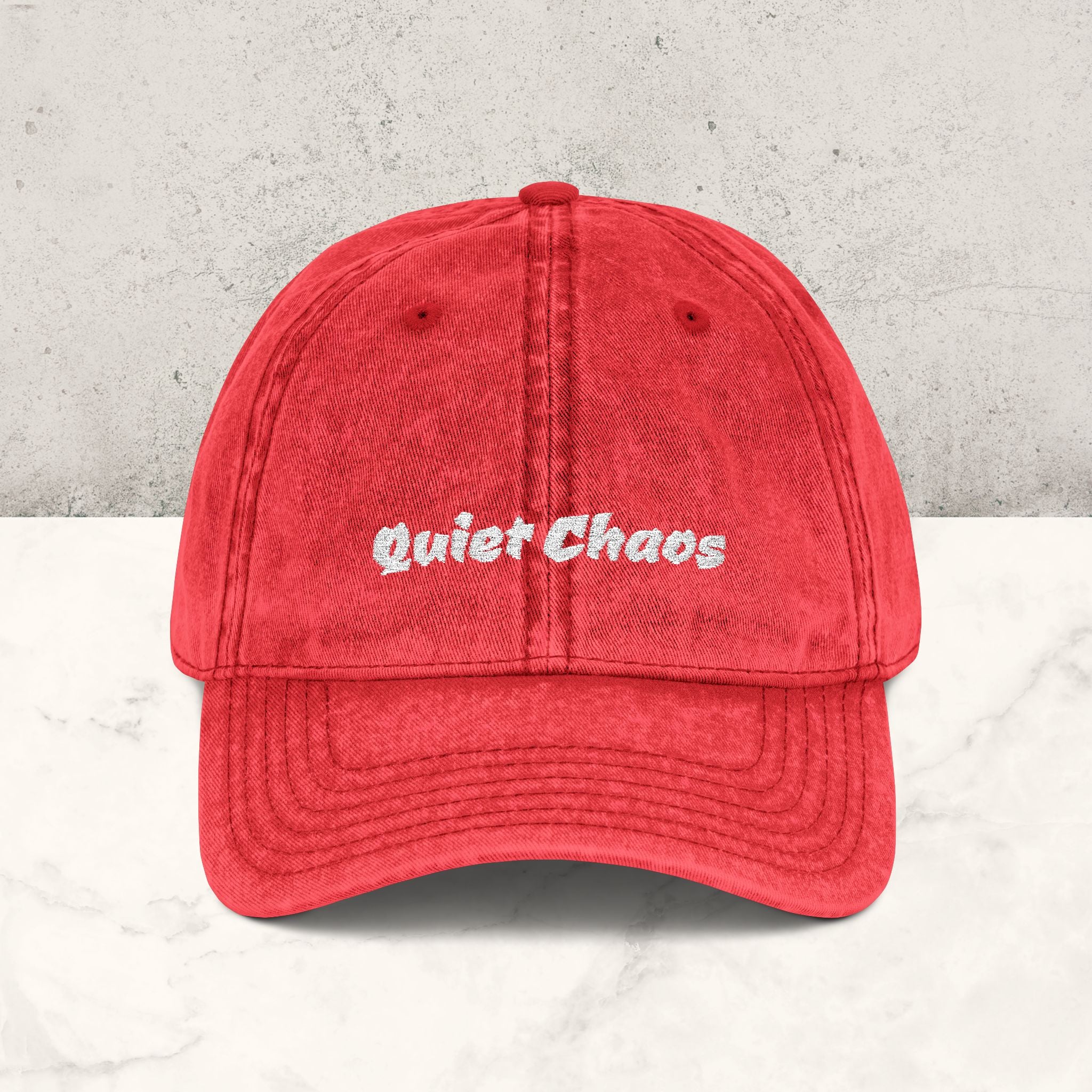 Quiet Chaos | Embroidered Hat
