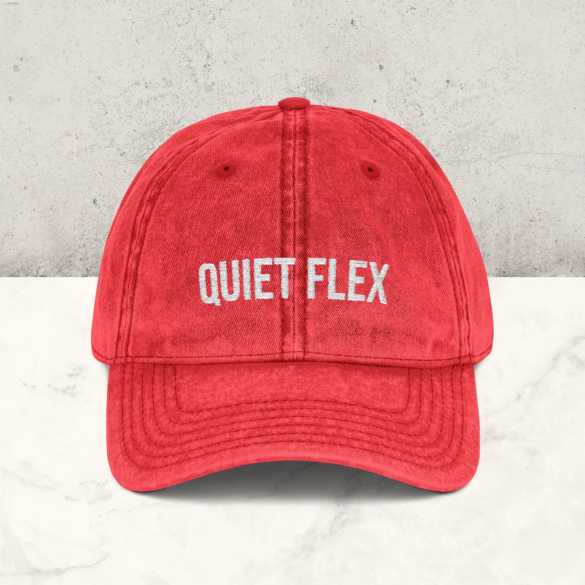 Quiet Flex | Embroidered Hat