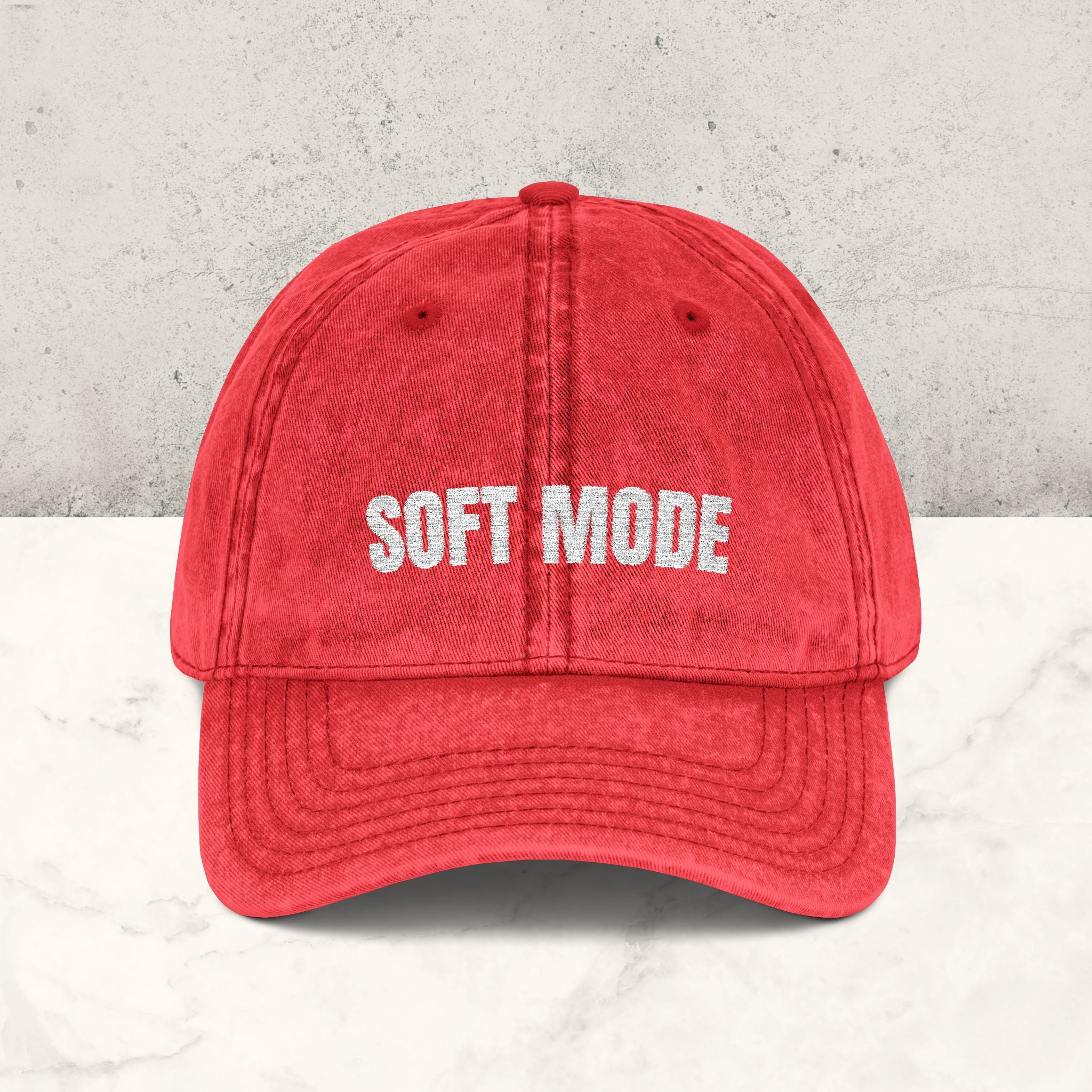 Soft Mode | Embroidered Hat