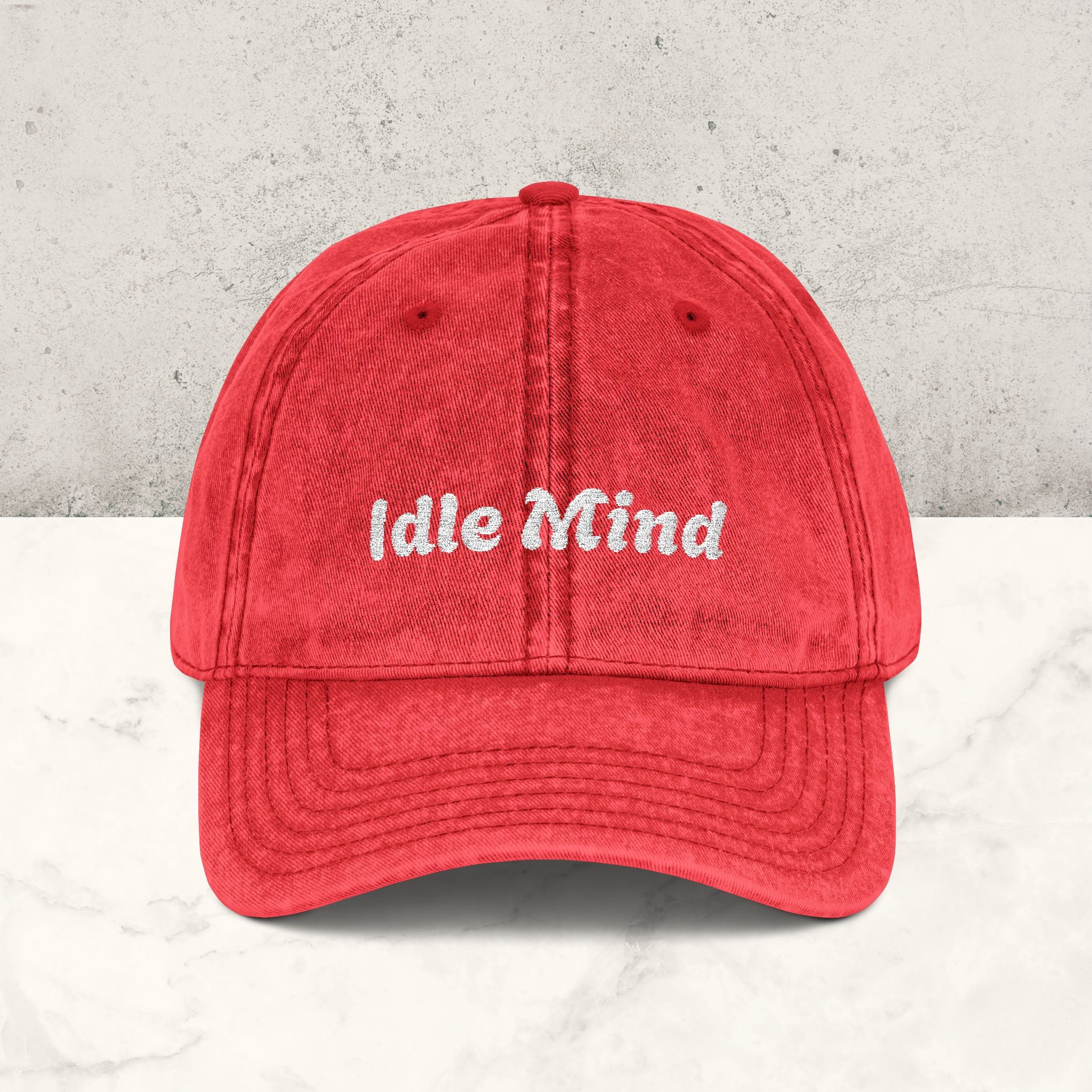 Idle Mind | Embroidered Hat