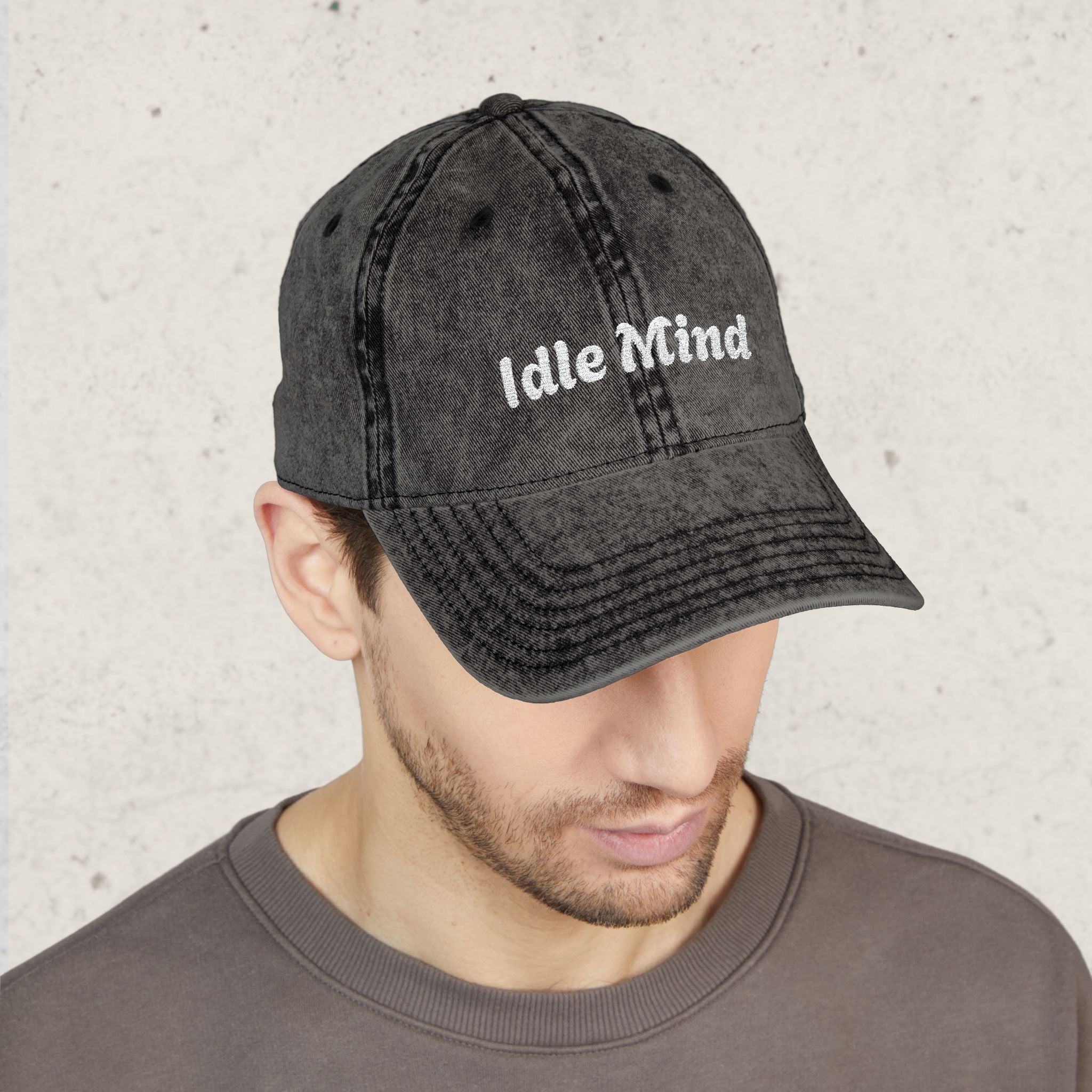 Idle Mind | Embroidered Hat