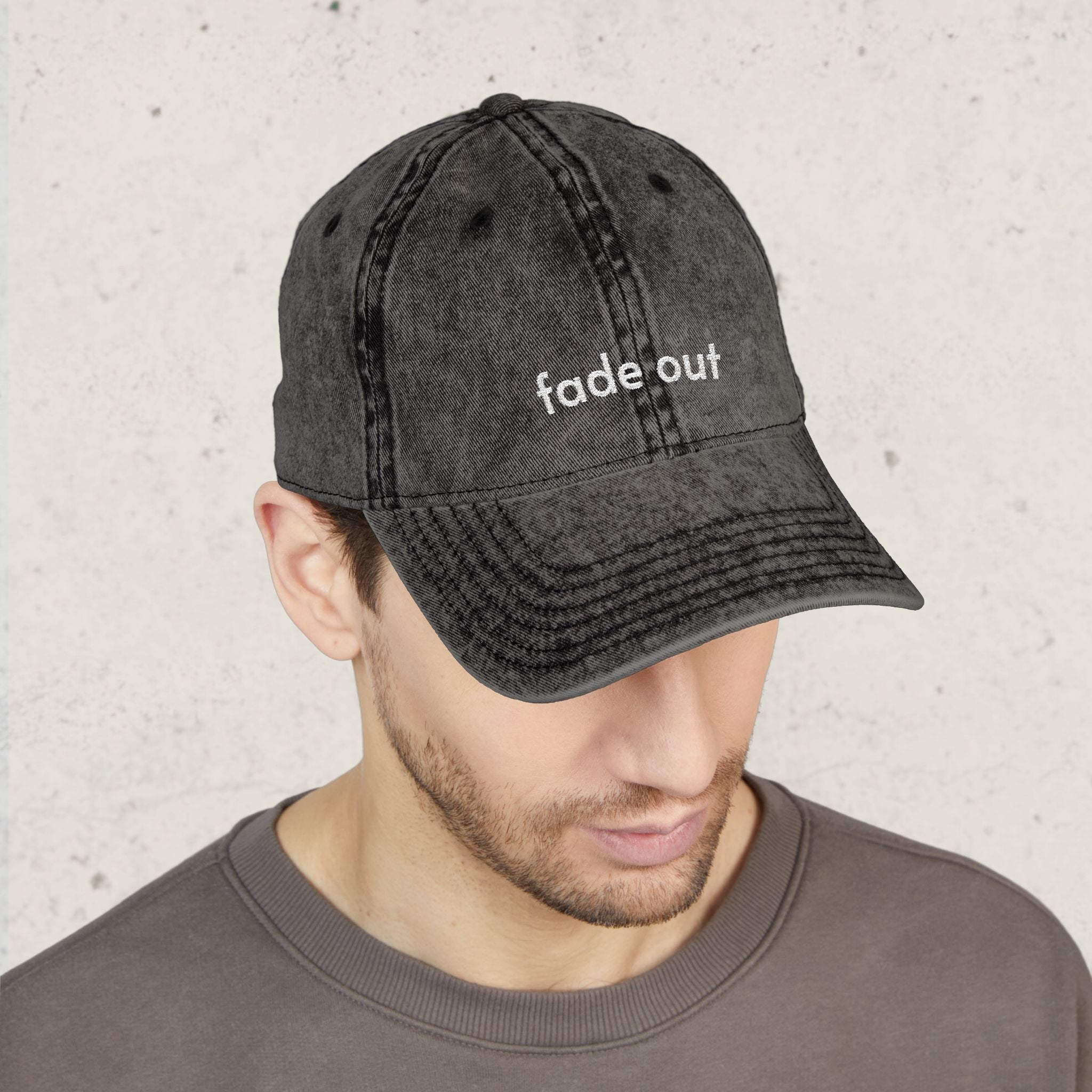Fade Out | Embroidered Hat